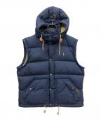 POLO RALPH LAURENポロ・ラルフローレン）の古着「フード付きダウンベスト」｜ネイビー