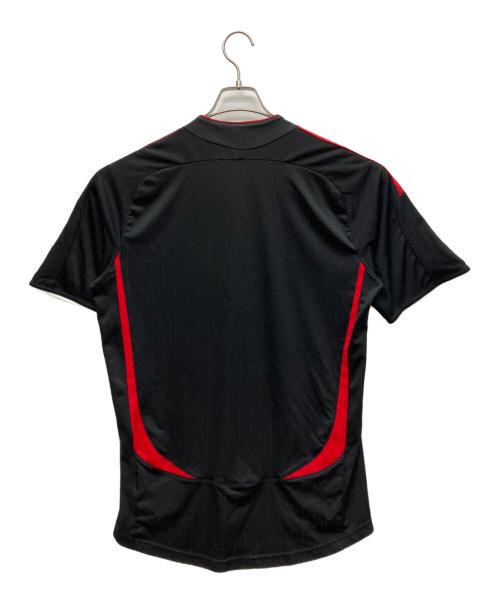 adidas（アディダス）adidas (アディダス) マンチェスター･ユナイテッド TG ジャージー 半袖 ブラック×レッド サイズ:Oの古着・服飾アイテム