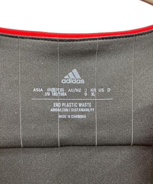 adidas（アディダス）adidas (アディダス) マンチェスター･ユナイテッド TG ジャージー 半袖 ブラック×レッド サイズ:Oの古着・服飾アイテム