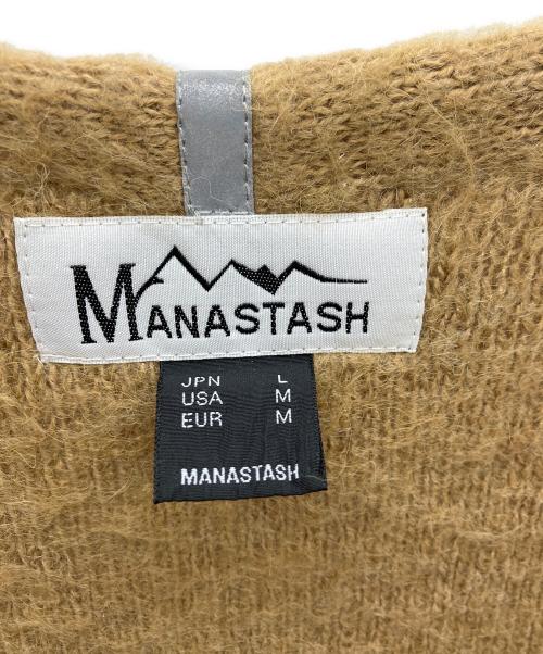 Manastash（マナスタッシュ）Manastash (マナスタッシュ) ABERDEEN KURTIGAN ベージュ サイズ:Lの古着・服飾アイテム
