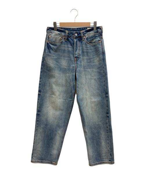 EVISU（エヴィス）EVISU (エヴィス) エクリュ大黒プリント ルーズフィット ジーンズ #2038 インディゴ サイズ:W31の古着・服飾アイテム