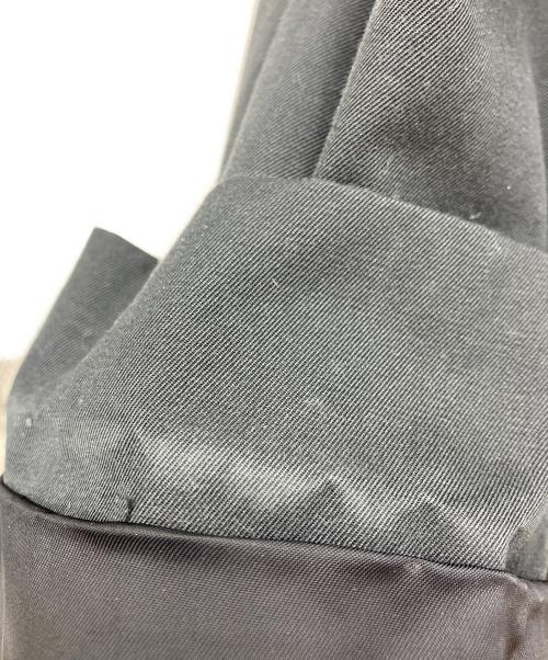 Aquascutum（アクアスキュータム）Aquascutum (アクアスキュータム) フォックスファーカラー・ウールライナー付きトレンチコート ブラック サイズ:6Fの古着・服飾アイテム