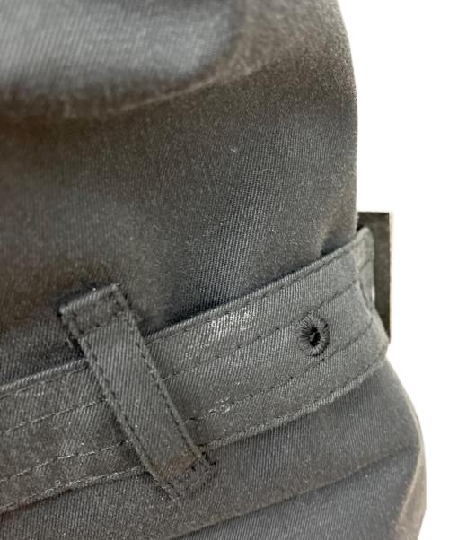Aquascutum（アクアスキュータム）Aquascutum (アクアスキュータム) フォックスファーカラー・ウールライナー付きトレンチコート ブラック サイズ:6Fの古着・服飾アイテム