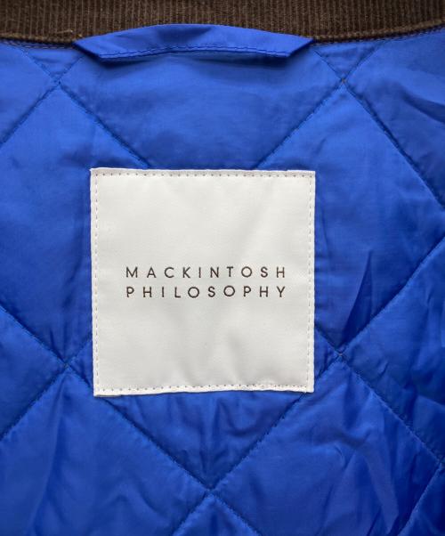 MACKINTOSH PHILOSOPHY（マッキントッシュ フィロソフィー）MACKINTOSH PHILOSOPHY (マッキントッシュ フィロソフィー) キルティングコート ブラウン サイズ:38の古着・服飾アイテム