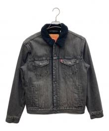 LEVI'S（リーバイス）の古着「TYPE 3 シェルパ トラッカージャケット」｜ブラック