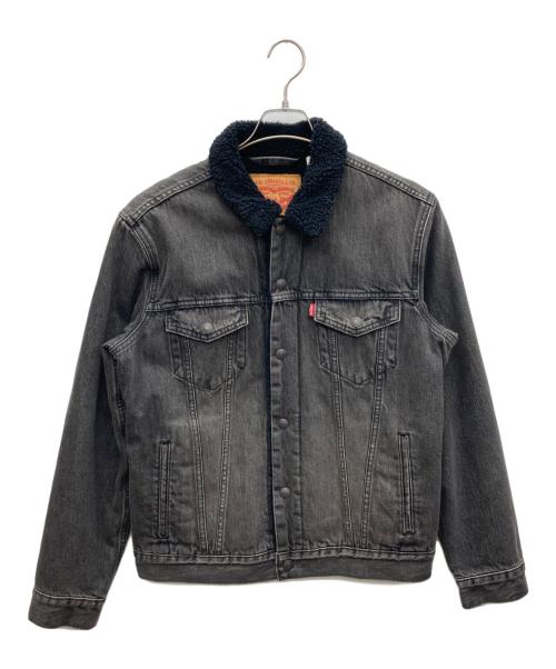 LEVI'S（リーバイス）LEVI'S (リーバイス) TYPE 3 シェルパ トラッカージャケット ブラック サイズ:Sの古着・服飾アイテム