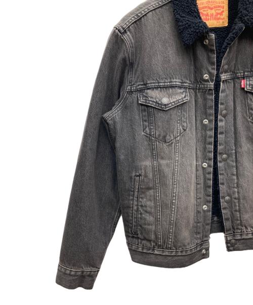 LEVI'S（リーバイス）LEVI'S (リーバイス) TYPE 3 シェルパ トラッカージャケット ブラック サイズ:Sの古着・服飾アイテム
