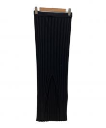 theory（セオリー）の古着「PROSECCO WIDE RIB SKIRT」｜ブラック