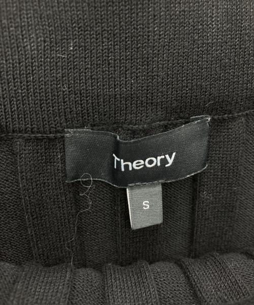 theory（セオリー）theory (セオリー) PROSECCO WIDE RIB SKIRT ブラック サイズ:Sの古着・服飾アイテム