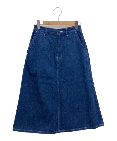 DANTON（ダントン）DANTON (ダントン) デニムフレアスカート インディゴ サイズ:36の古着・服飾アイテム