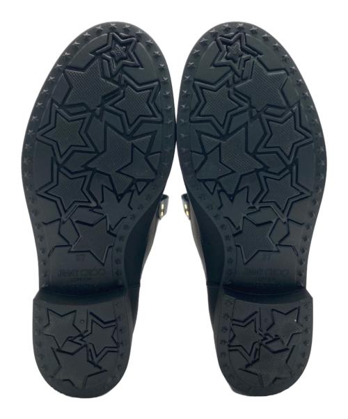 JIMMY CHOO（ジミーチュウ）JIMMY CHOO (ジミーチュウ) レインブーツ EDITH ブラック サイズ:37の古着・服飾アイテム