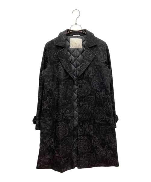 TATRAS（タトラス）TATRAS (タトラス) ペイズリー柄 ウール ダウンコート ブラック サイズ:3の古着・服飾アイテム