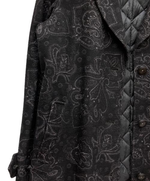 TATRAS（タトラス）TATRAS (タトラス) ペイズリー柄 ウール ダウンコート ブラック サイズ:3の古着・服飾アイテム