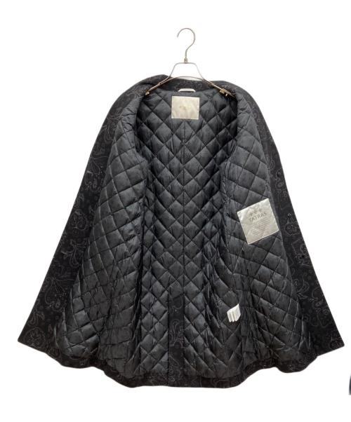 TATRAS（タトラス）TATRAS (タトラス) ペイズリー柄 ウール ダウンコート ブラック サイズ:3の古着・服飾アイテム