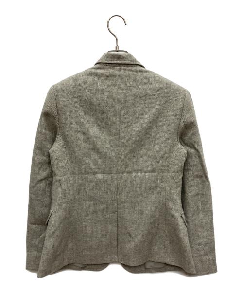 LAUREN RALPH LAUREN（ローレン ラルフ ローレン）LAUREN RALPH LAUREN (ローレン ラルフ ローレン) ヘリンボーン ブレザー グレー サイズ:2 未使用品の古着・服飾アイテム