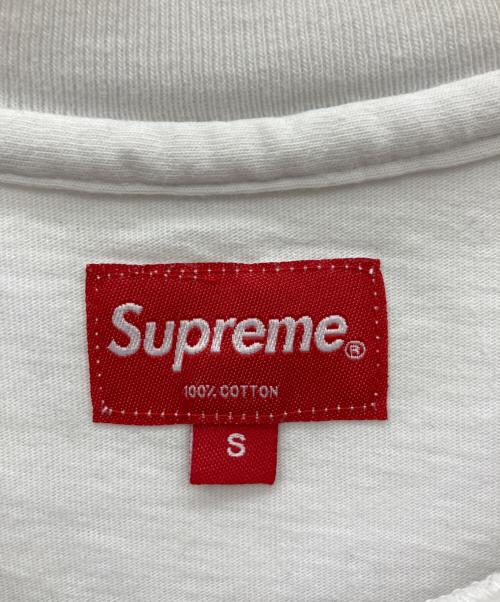 SUPREME（シュプリーム）SUPREME (シュプリーム) Printed Arc Logo S/S Top ホワイト×イエロー サイズ:Sの古着・服飾アイテム