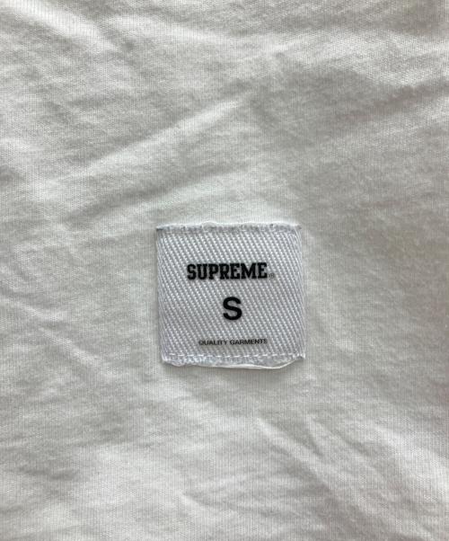 SUPREME（シュプリーム）SUPREME (シュプリーム) Printed Arc Logo S/S Top ホワイト×イエロー サイズ:Sの古着・服飾アイテム
