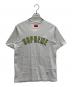 SUPREME（シュプリーム）の古着「Printed Arc Logo S/S Top」｜ホワイト×イエロー