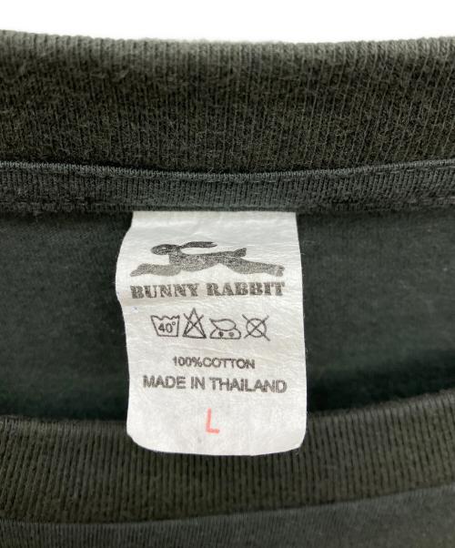bunny rabbit（バニー ラビット）bunny rabbit (バニー ラビット) ガンズ・アンド・ローゼズ／メタリカ・スタジアム・ツアーリプロTシャツ ブラック サイズ:Lの古着・服飾アイテム