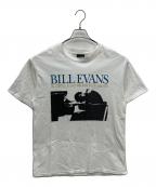 BEAUTY&YOUTH UNITED ARROWS×Riverside Recordsビューティーアンドユースユナイテッドアローズ×リバーサイド・レコーズ）の古着「Bill Evans × BEAUTY&YOUTH  V/V 1961 プリント Tシャツ」｜ホワイト