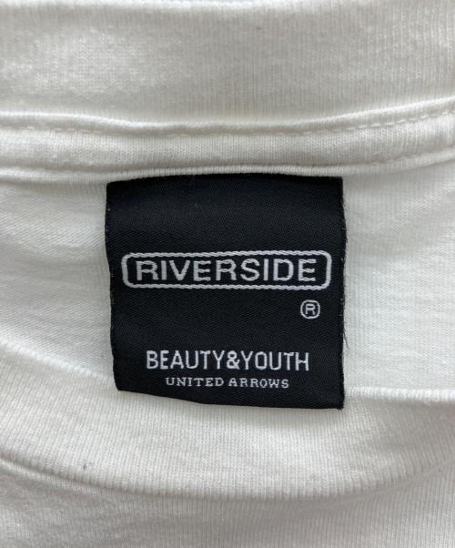 BEAUTY&YOUTH UNITED ARROWS（ビューティーアンドユースユナイテッドアローズ）BEAUTY&YOUTH UNITED ARROWS Riverside Records (リバーサイド・レコーズ) Bill Evans × BEAUTY&YOUTH  V/V 1961 プリント Tシャツ ホワイト サイズ:Mの古着・服飾アイテム