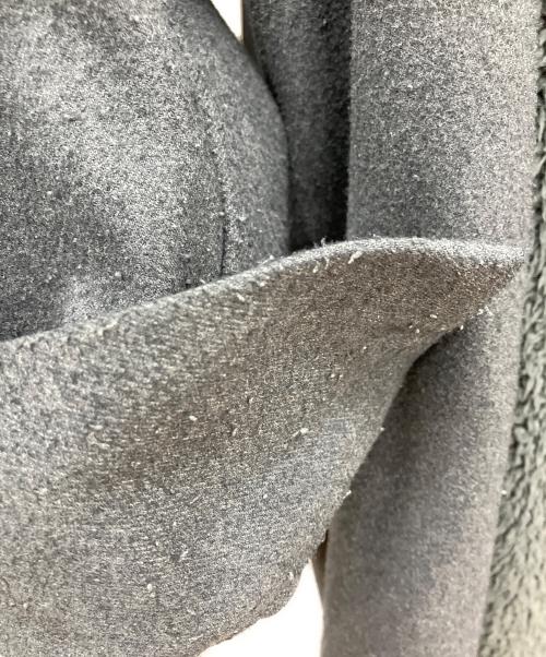 CYAN TOKYO（シアン トーキョー）CYAN TOKYO (シアン トーキョー) テープアジャストボアコート グレー サイズ:Fの古着・服飾アイテム