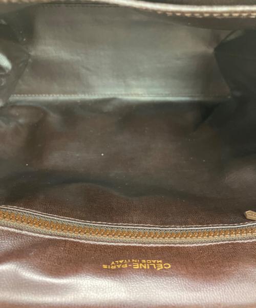CELINE（セリーヌ）CELINE (セリーヌ) ショルダーバッグ ブラウンの古着・服飾アイテム