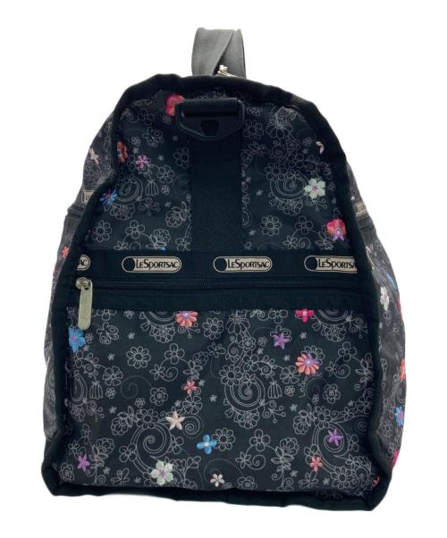 LeSportsac（レスポートサック）LeSportsac (レスポートサック) ボストンバッグ ブラック×ピンクの古着・服飾アイテム