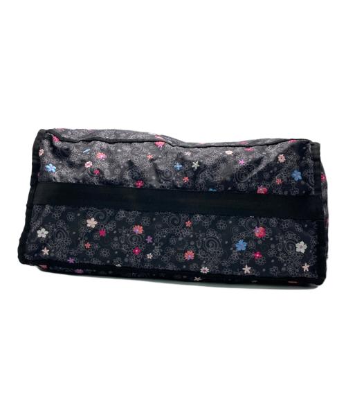 LeSportsac（レスポートサック）LeSportsac (レスポートサック) ボストンバッグ ブラック×ピンクの古着・服飾アイテム