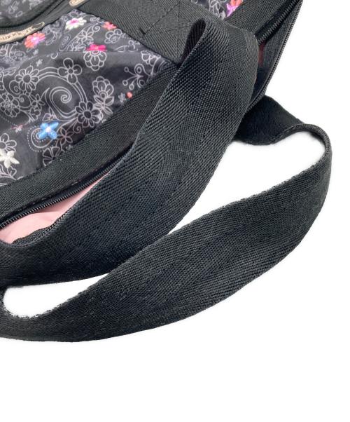 LeSportsac（レスポートサック）LeSportsac (レスポートサック) ボストンバッグ ブラック×ピンクの古着・服飾アイテム