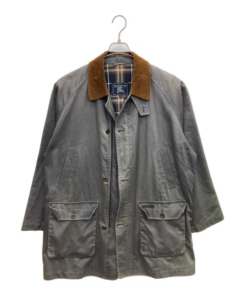 Burberry's（バーバリーズ）Burberry's (バーバリーズ) 襟コーデュロイジャケット グレー サイズ:LYの古着・服飾アイテム