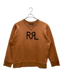 RRL（ダブルアールエル）の古着「ランチロゴスウェット」｜オレンジ