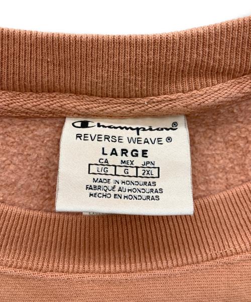 Champion（チャンピオン）Champion (チャンピオン) MoMA (モマ) Champion REVERSE WEAVE × MoMA ピンク サイズ:2XLの古着・服飾アイテム