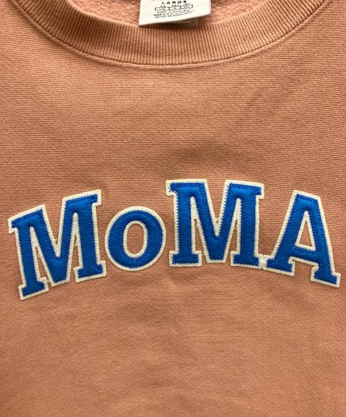 Champion（チャンピオン）Champion (チャンピオン) MoMA (モマ) Champion REVERSE WEAVE × MoMA ピンク サイズ:2XLの古着・服飾アイテム
