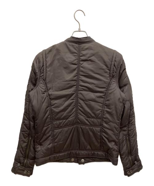 DIESEL（ディーゼル）DIESEL (ディーゼル) 中綿ナイロンジャケット ブラウン サイズ:Sの古着・服飾アイテム
