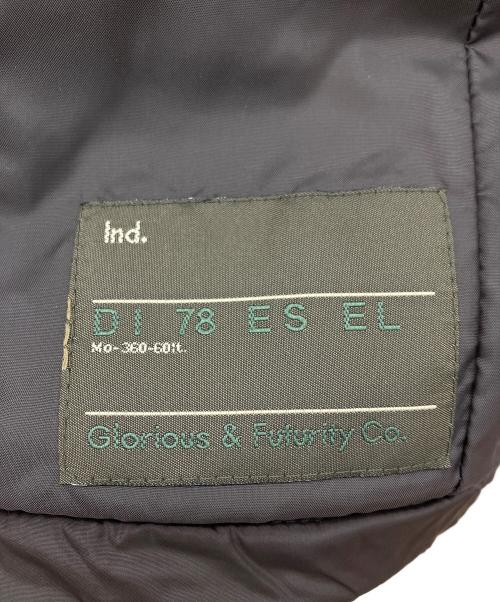 DIESEL（ディーゼル）DIESEL (ディーゼル) 中綿ナイロンジャケット ブラウン サイズ:Sの古着・服飾アイテム