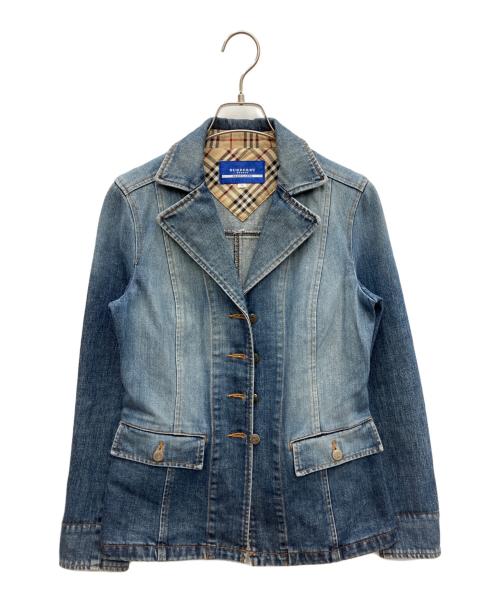 BURBERRY BLUE LABEL（バーバリー ブルー レーベル）BURBERRY BLUE LABEL (バーバリー ブルー レーベル) デニムジャケット ネイビー サイズ:38の古着・服飾アイテム