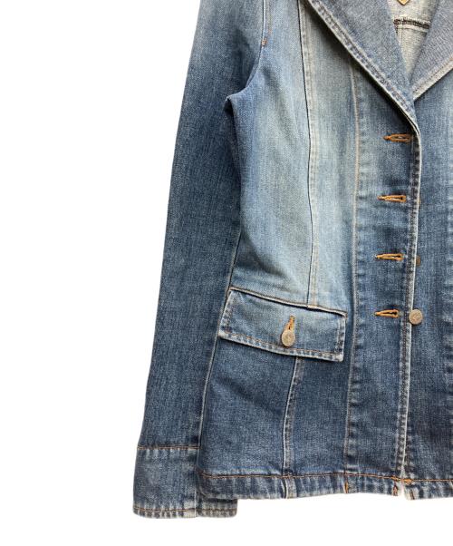 BURBERRY BLUE LABEL（バーバリー ブルー レーベル）BURBERRY BLUE LABEL (バーバリー ブルー レーベル) デニムジャケット ネイビー サイズ:38の古着・服飾アイテム
