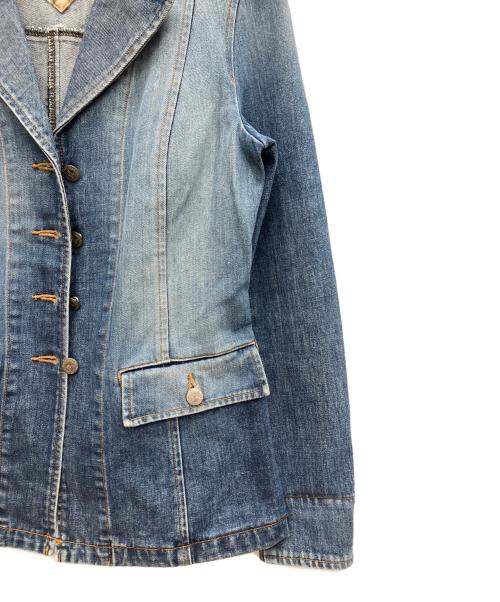 BURBERRY BLUE LABEL（バーバリー ブルー レーベル）BURBERRY BLUE LABEL (バーバリー ブルー レーベル) デニムジャケット ネイビー サイズ:38の古着・服飾アイテム