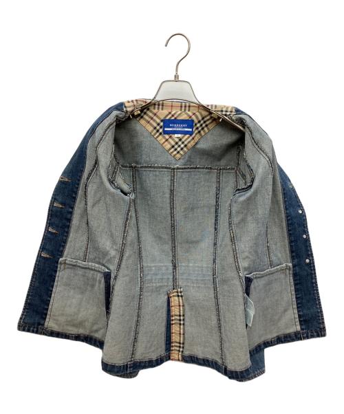 BURBERRY BLUE LABEL（バーバリー ブルー レーベル）BURBERRY BLUE LABEL (バーバリー ブルー レーベル) デニムジャケット ネイビー サイズ:38の古着・服飾アイテム