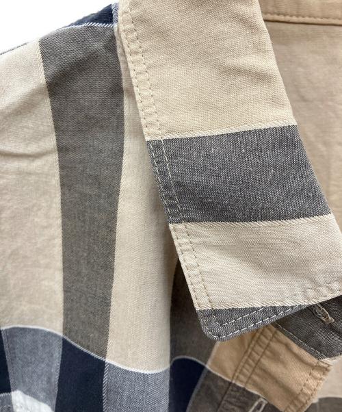BURBERRY LONDON（バーバリーロンドン）BURBERRY LONDON (バーバリーロンドン) ノバチェック半袖シャツ ベージュ サイズ:40の古着・服飾アイテム