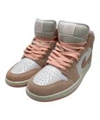 NIKEナイキ）の古着「Air Jordan 1 ミッドカットスニーカー」｜ホワイト×ピンク
