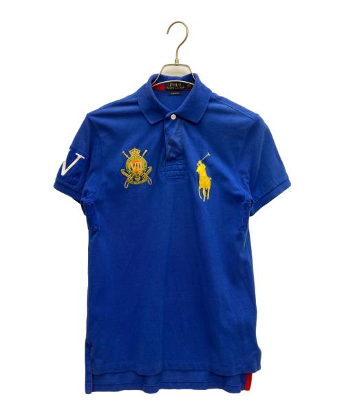 POLO RALPH LAUREN（ポロ・ラルフローレン）POLO RALPH LAUREN (ポロ・ラルフローレン) ビッグポニー 半袖ポロシャツ ブルー サイズ:Sの古着・服飾アイテム