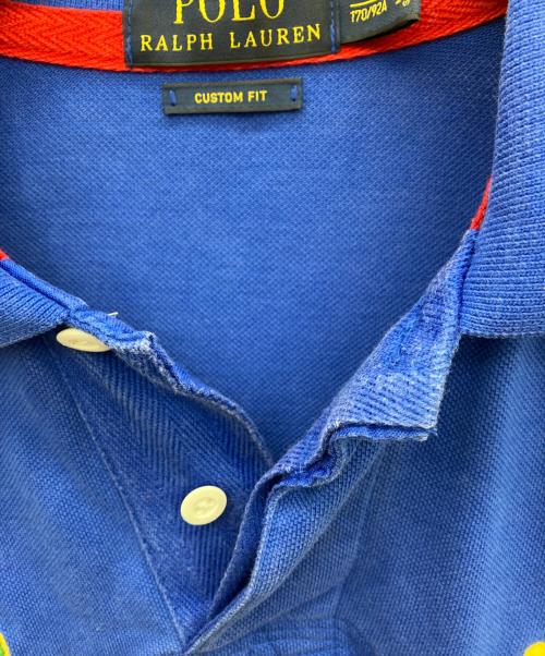 POLO RALPH LAUREN（ポロ・ラルフローレン）POLO RALPH LAUREN (ポロ・ラルフローレン) ビッグポニー 半袖ポロシャツ ブルー サイズ:Sの古着・服飾アイテム