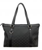GUCCIグッチ）の古着「GG トートバッグ」｜ブラック