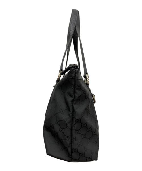 GUCCI（グッチ）GUCCI (グッチ) GG トートバッグ ブラックの古着・服飾アイテム