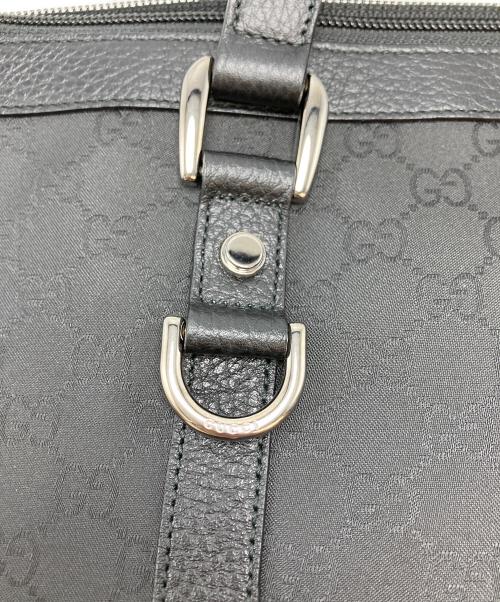 GUCCI（グッチ）GUCCI (グッチ) GG トートバッグ ブラックの古着・服飾アイテム