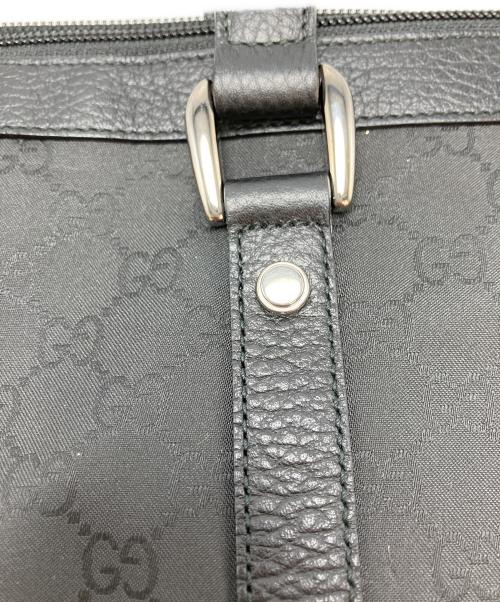 GUCCI（グッチ）GUCCI (グッチ) GG トートバッグ ブラックの古着・服飾アイテム