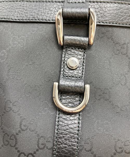 GUCCI（グッチ）GUCCI (グッチ) GG トートバッグ ブラックの古着・服飾アイテム
