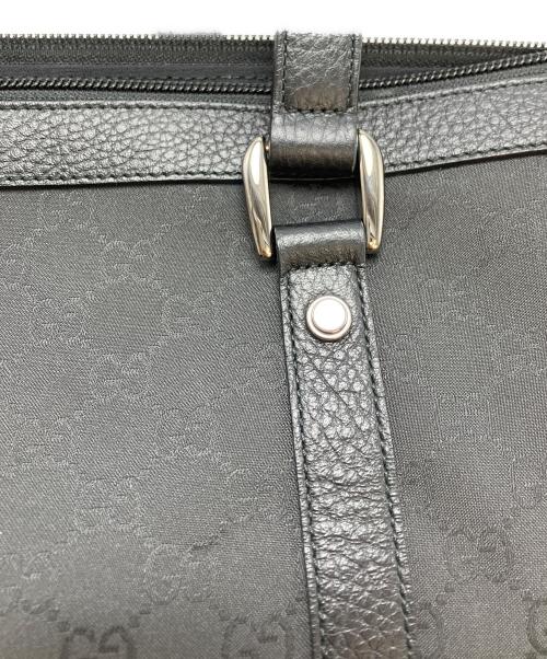 GUCCI（グッチ）GUCCI (グッチ) GG トートバッグ ブラックの古着・服飾アイテム